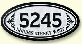 Street Number Signs
