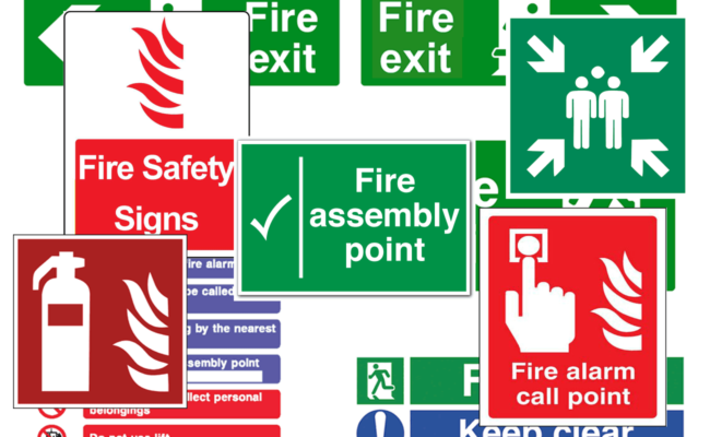 fire safety signs