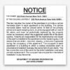 Carbon Monoxide Alarm Notice NYC in Black text