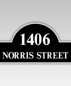 HPD street number sign