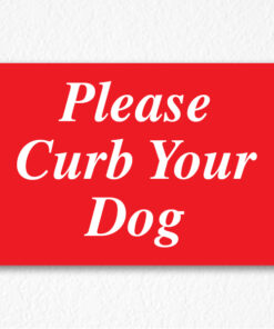 curb-your-dog-sign-in-red